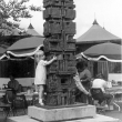 "Concordia" at EXPO 67 with child. Photographer unknown.