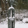 Holy Man in snow. Photo: Anne Mayhew