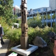 Caryatid at Royal BC Museum, side view.  Photo: Helen Buck.