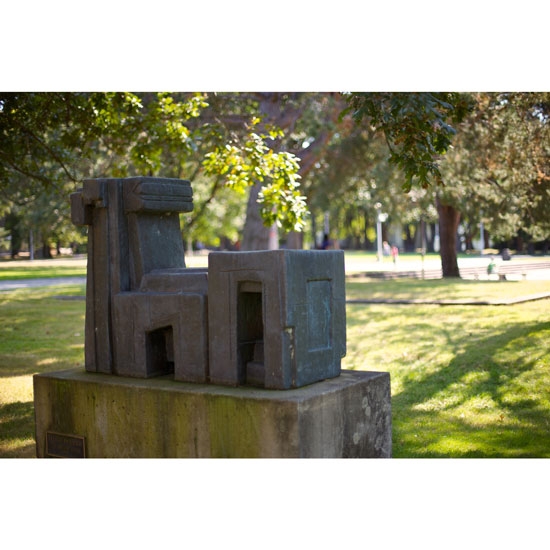 Bronze Priestess at UVic, 2012. Photo: Morgan Price