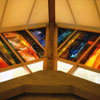 Sanctuary Building, EXPO 67. Stained glass windows by Ernestine Tahedl